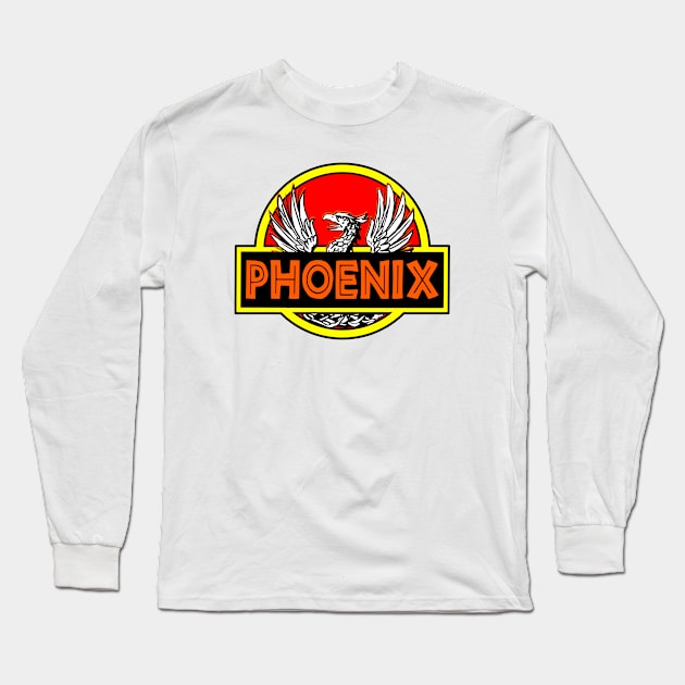 Phoenix Long Sleeve T-Shirt by Retro-Matic